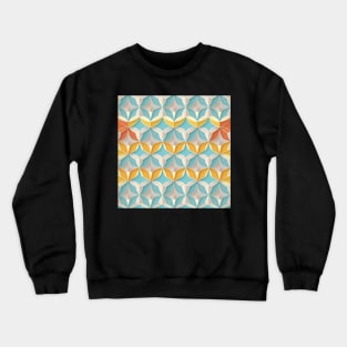 Geometric Repeating Pattern, pastel colours Crewneck Sweatshirt